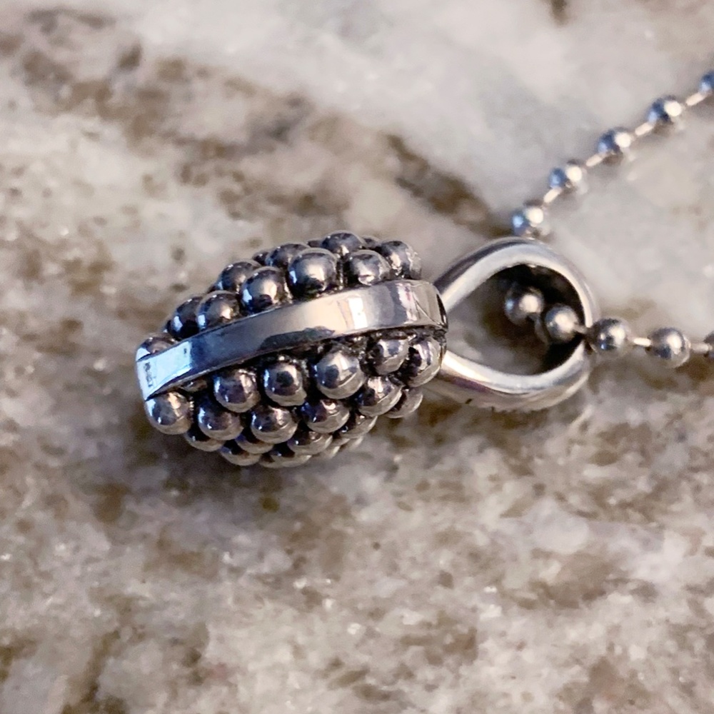 LAGOS Caviar Heart Pendant. Beautiful and Classic. Like new. - Picture 5 of 6